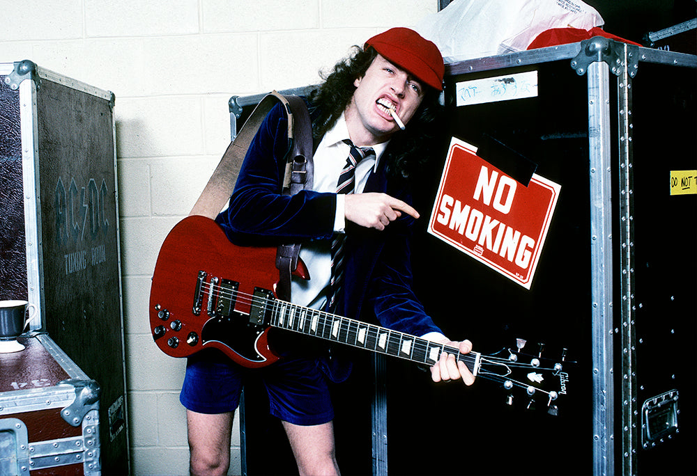 Angus Young, No Smoking, Flick of the Switch Tour, FL, 1983