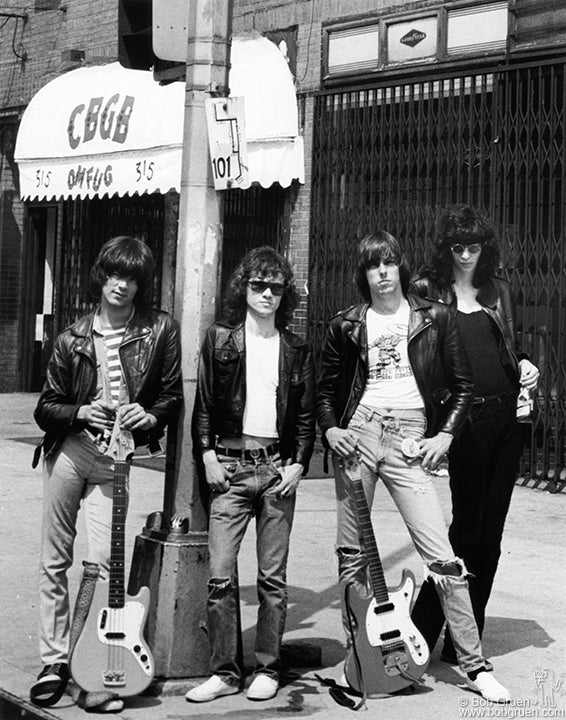 Ramones, CBGB, NYC, 1975