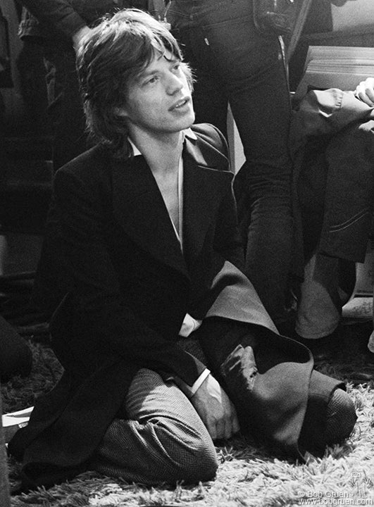 Mick Jagger, Record Plant, NYC, 1972