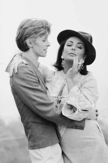 David Bowie with Elizabeth Taylor, View 2