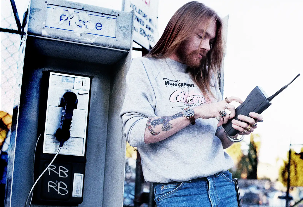 Axl Rose, Guns N' Roses, Sunset Grill, Hollywood, CA, 1988
