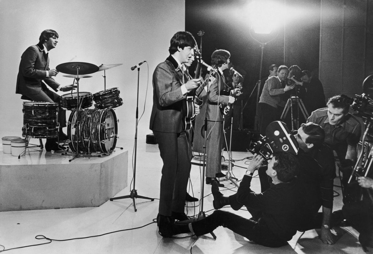 The Beatles Filming 'A Hard Day's Night', The Scala Theatre, London, 1964