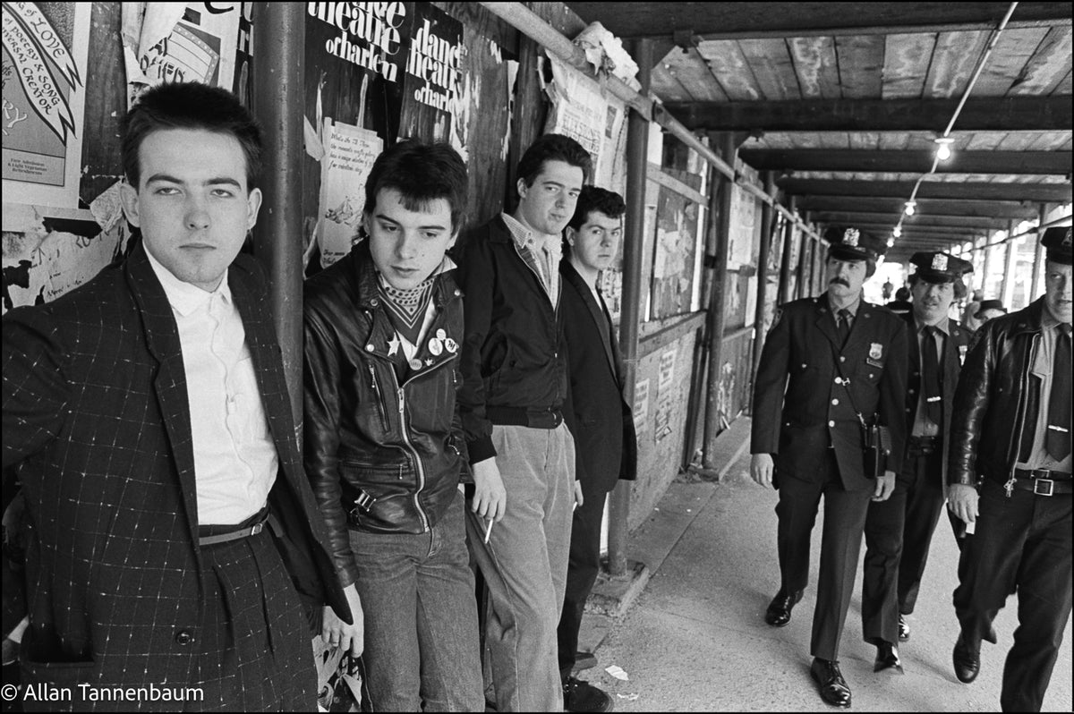 The Cure, Columbus Ave, NYC, 1980