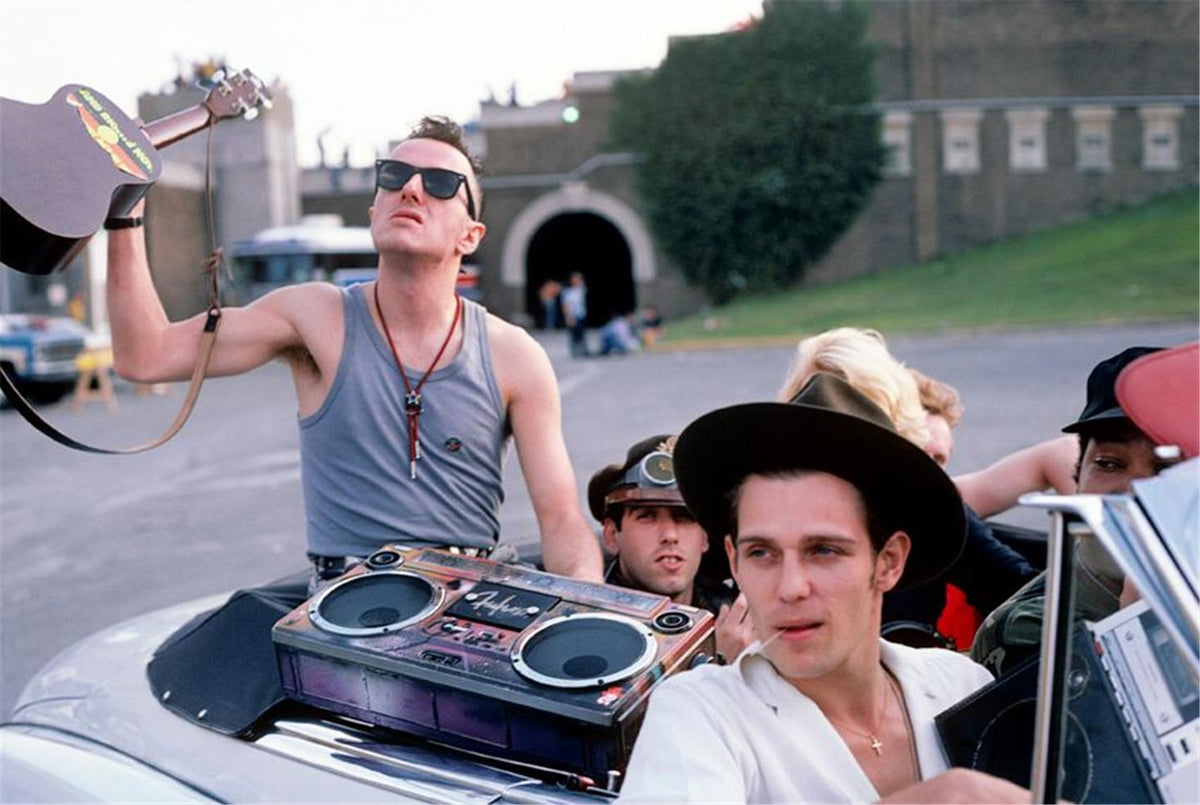 The Clash, Joe Strummer, Paul Simonon, Mick Jones, Philadelphia, PA, 1982