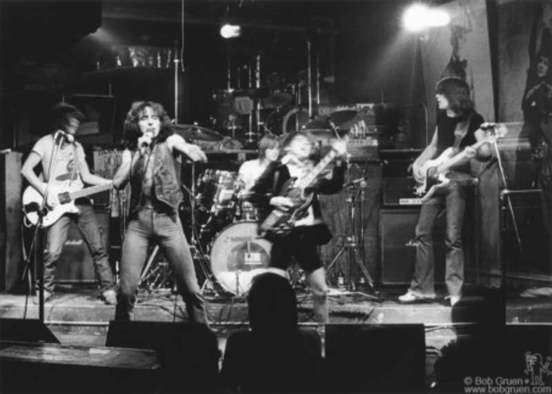 AC/DC, CBGB, NYC, 1977