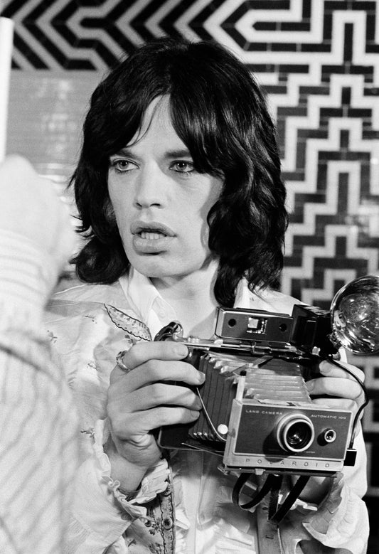 Mick Jagger on the Set of 'Performance', London, 1968