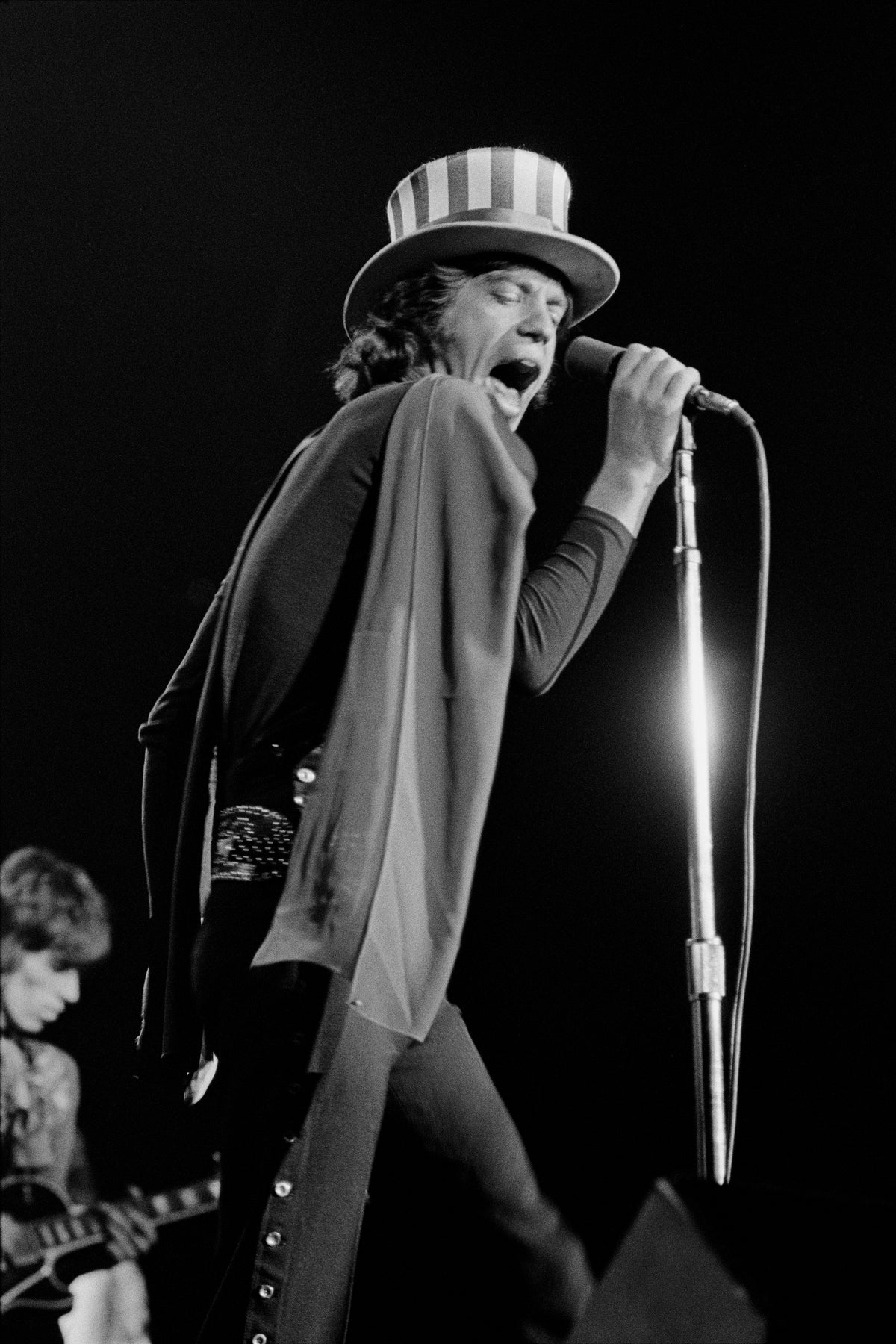 Mick Jagger, The Rolling Stones, Oakland Coliseum, 1969