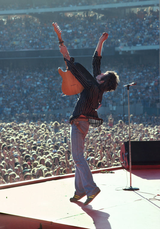 Keith Richards, The Rolling Stones, Oakland Coliseum, 1978
