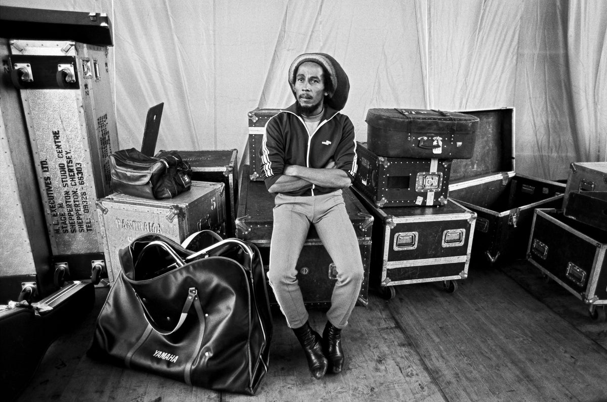 Bob Marley, Backstage, 1980