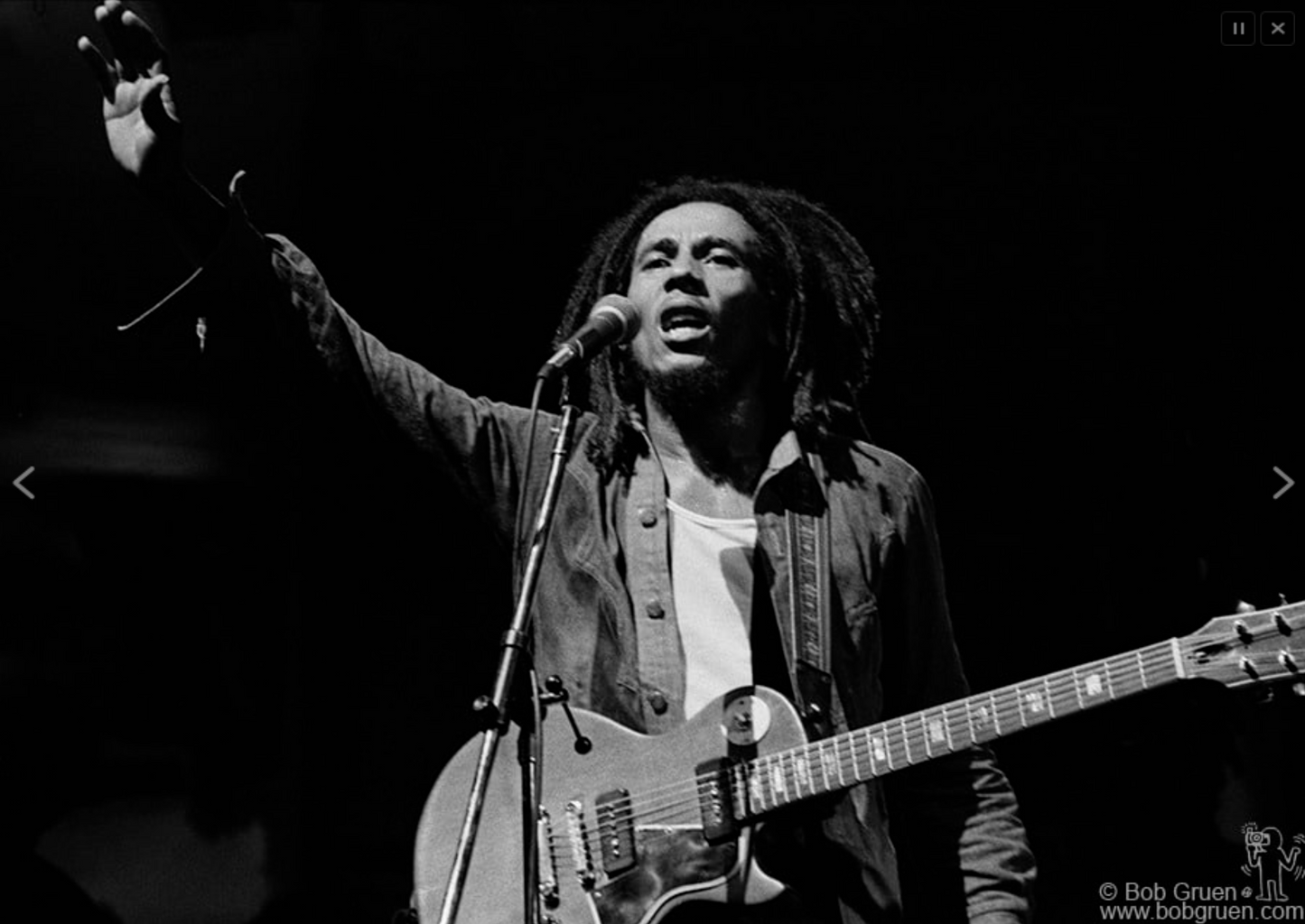 Bob Marley, Central Park, NYC, June 18, 1975