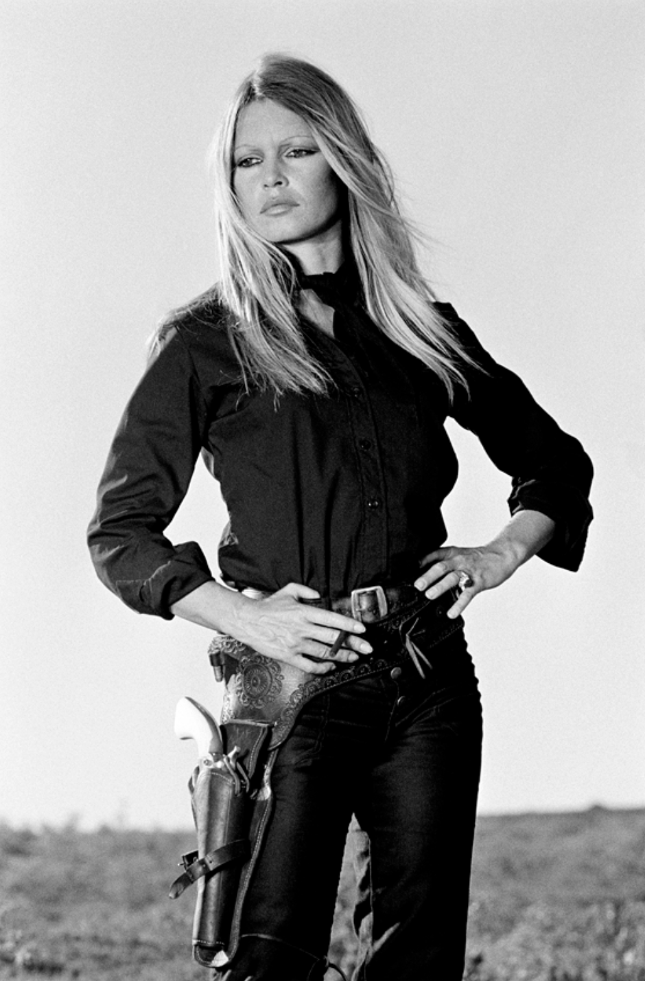 Brigitte Bardot on the Set of 'Les Petroleuses', Spain, 1971 (Co-signed)