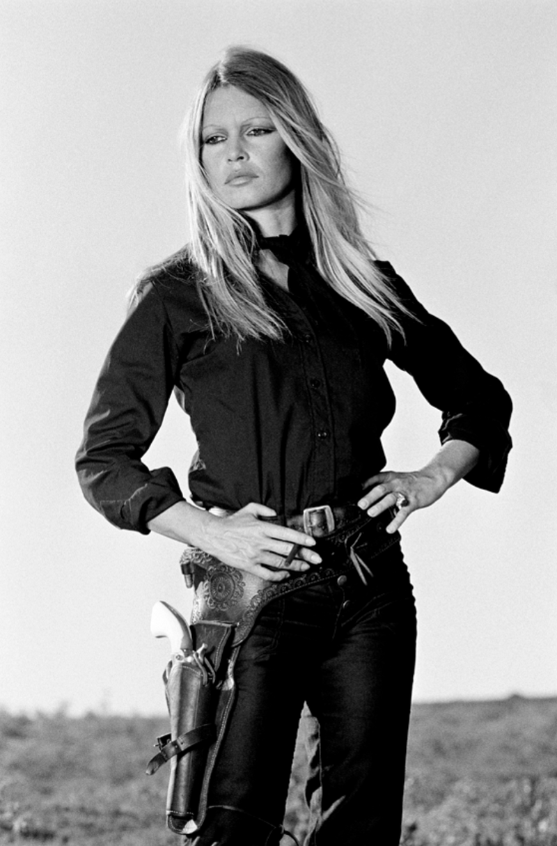 Brigitte Bardot on the Set of 'Les Petroleuses', Spain, 1971 (Co-signed)