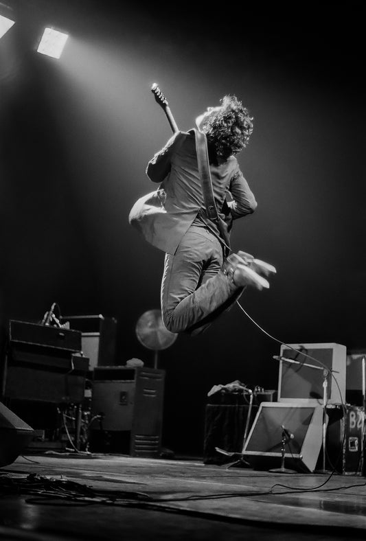 Bruce Springsteen Jumping on Stage, 1978