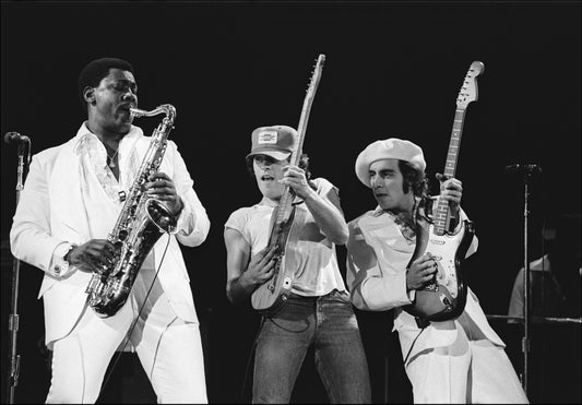 Clarence Clemons, Bruce Springsteen and Steven Van Zandt, 1976