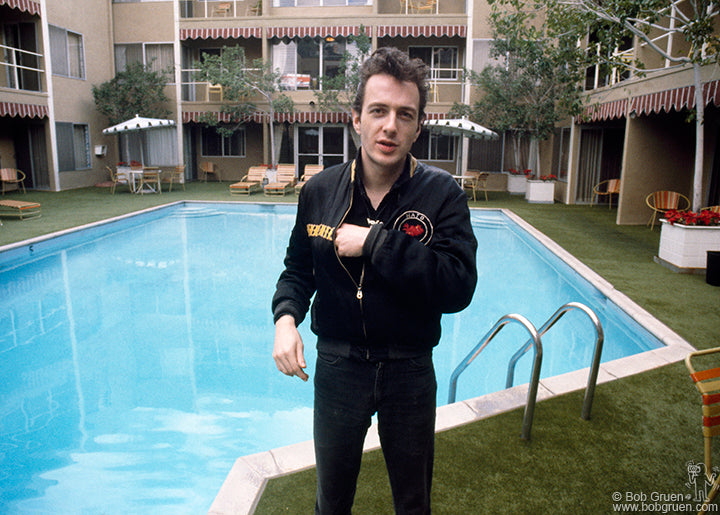 Joe Strummer, Sunset Marquis Hotel, Los Angeles, CA, 1980