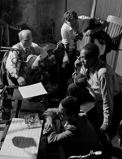 Billy Bauer, Charlie Parker, Eddie Safranski, Lennie Tristano, New York, 1949