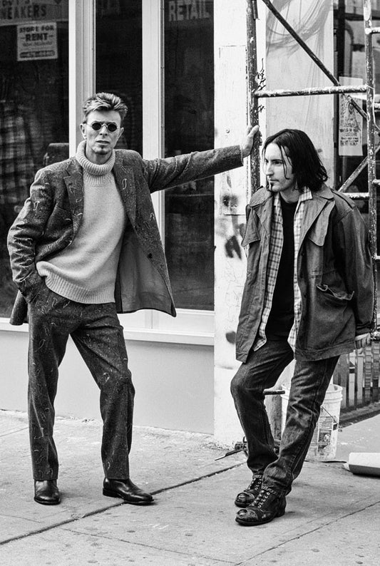 David Bowie & Trent Reznor, NYC, 1997