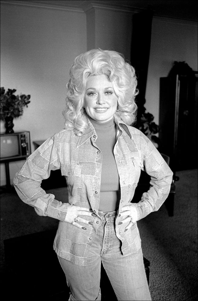 Dolly Parton, In her Hotel Room, NYC, 1977