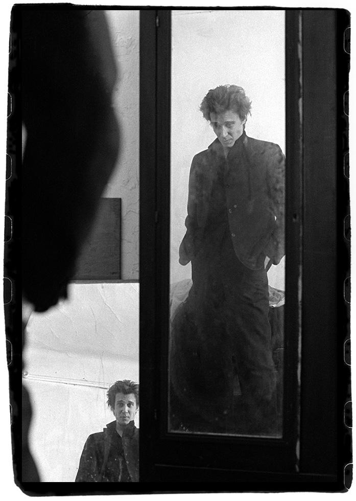 Richard Hell at Home, East Village, NYC, 1980