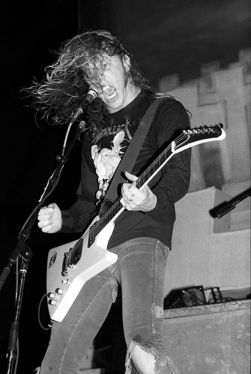 James Hetfield, Metallica, Damage Inc. Tour, 1986