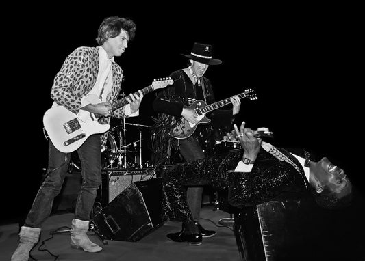 Keith Richards, Neil Young & Chuck Berry, 1986