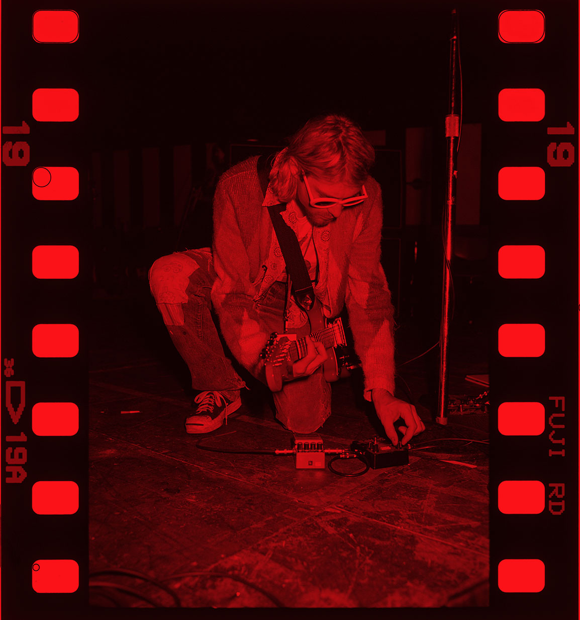 Kurt Cobain, Kneeling (Red), 1993