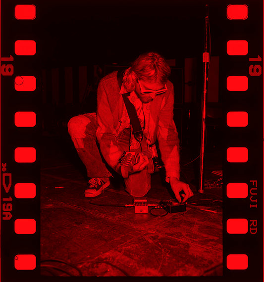 Kurt Cobain, Kneeling (Red), 1993