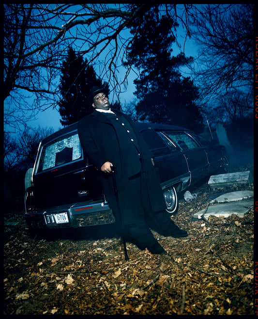 Notorious B.I.G., Cypress Hills Cemetary, NY, 1997