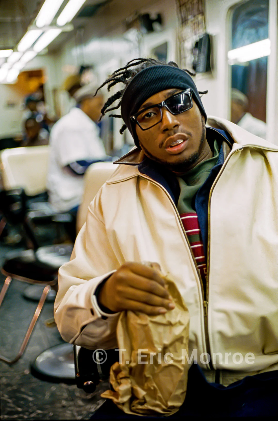Ol’ Dirty Bastard, Wu Tang Clan, Barber Chair, NYC, 1995