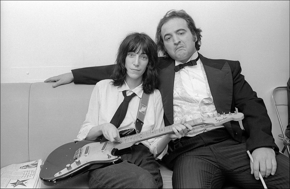 Patti Smith and John Belushi, Saturday Night Live, 1976