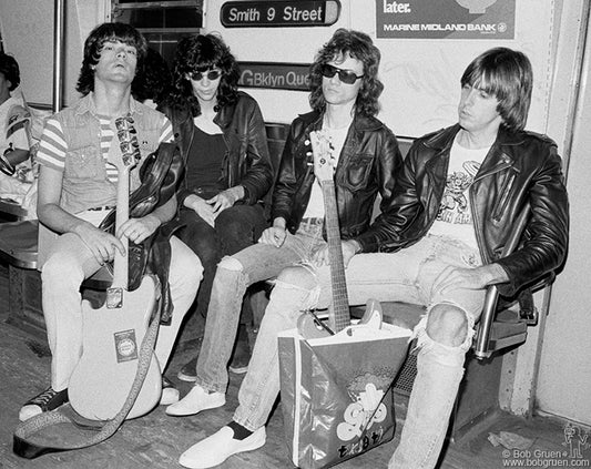 Ramones, Subway, NYC, 1975