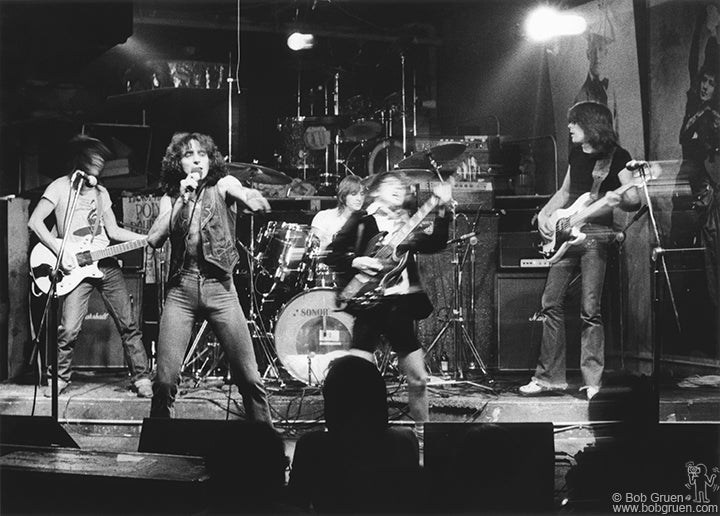 AC/DC, CBGB, NYC, 1977
