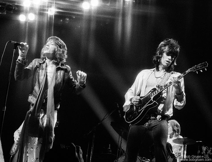 Mick Jagger & Keith Richards, MSG, NYC, 1972