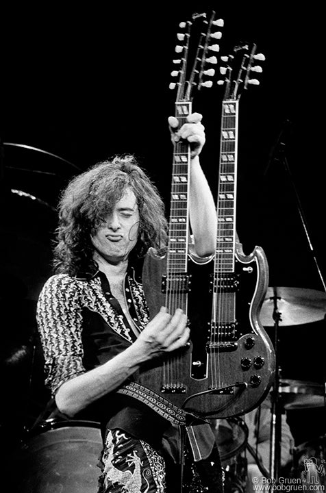 Jimmy Page, MSG, NYC, 1975
