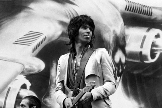 Keith Richards, Flatbed Truck, NYC, 1975