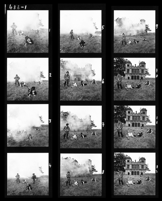 The Rolling Stones, Sarum Chase Contact Sheet, London, 1968