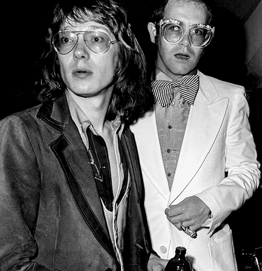 Chris Charlesworth & Elton John, 1977