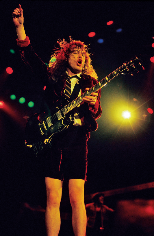 Angus Young, AC/DC, Blow Up Your Video Tour, 1988