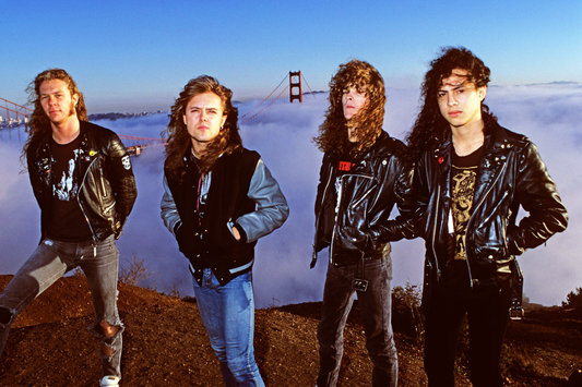 Metallica, Golden Gate Bridge, San Francisco, CA, 1986