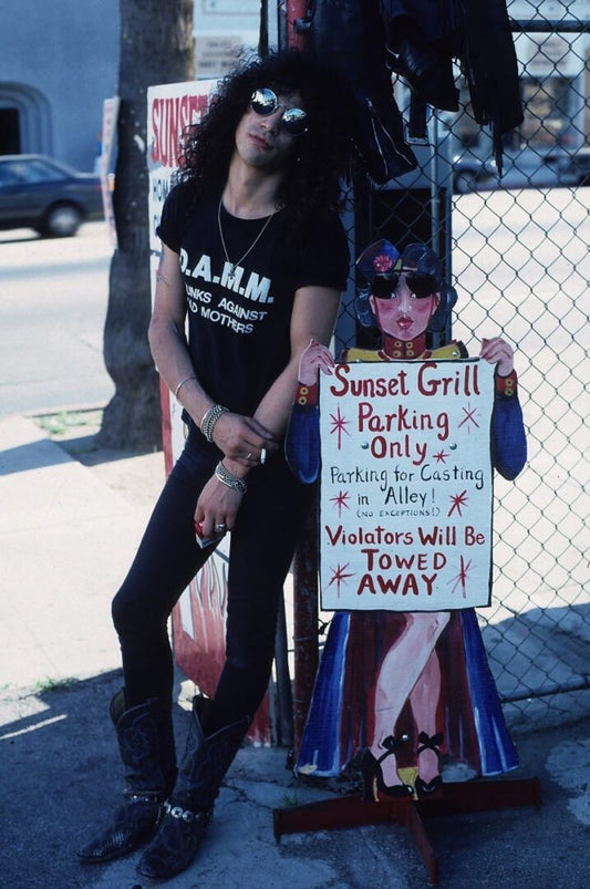 Slash, Sunset Grill, Hollywood, CA, 1988