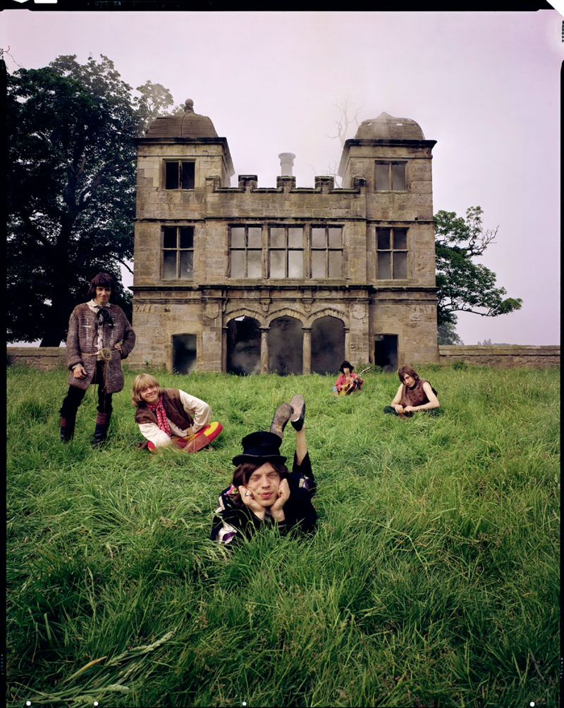 The Rolling Stones in the Grass, Sarum Chase, Hampstead, London, 1968