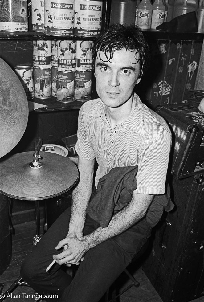 David Byrne, CBGB, NYC, 1977