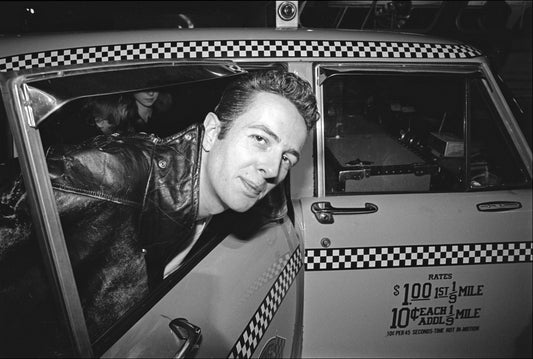 Joe Strummer, JFK Airport, NYC, 1981