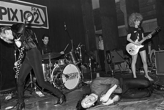 The Cramps, Lux Interior, Poison Ivy, Bryan Gregory, Nick Knox, 1979