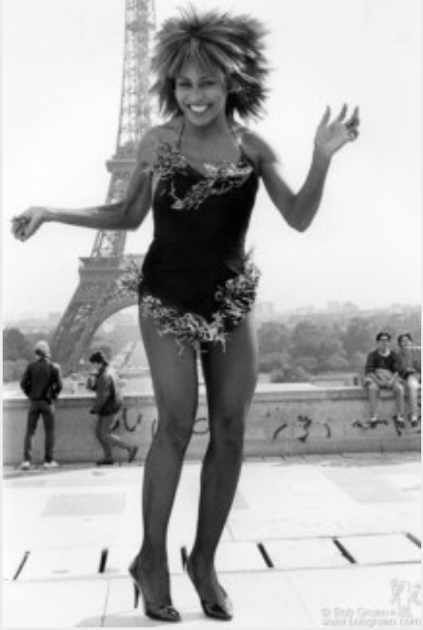 Tina Turner, Eiffel Tower, Paris, 1984