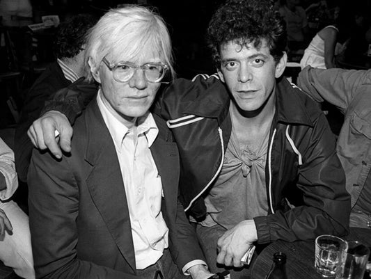 Andy Warhol and Lou Reed, The Bottom Line, NYC, 1978