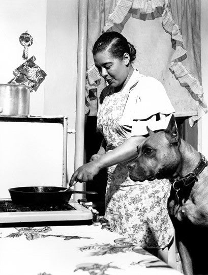 Billie Holiday Cooking, New York, 1949