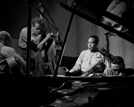 Billy Bauer, Charlie Parker, Eddie Safranski, Lennie Tristano, New York, 1949