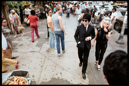 Debbie Harry & Clem Burke, 14th Street, NYC, 1976