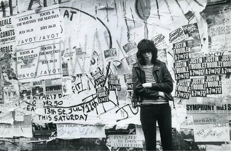Joey Ramone, St. Mark's Place, NYC, 1981